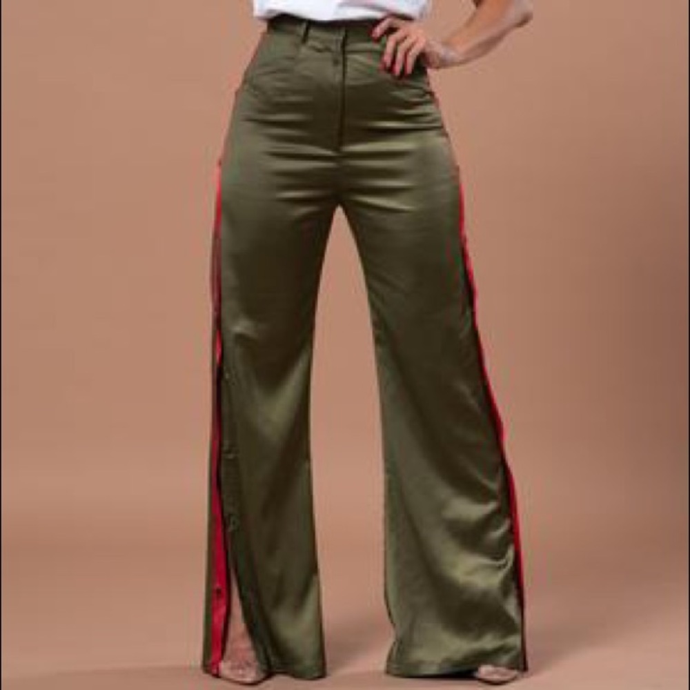 ByEgreis By Egreis Eve track pant green